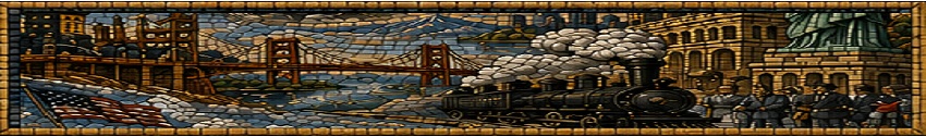 Industrialization — mosaic panel band