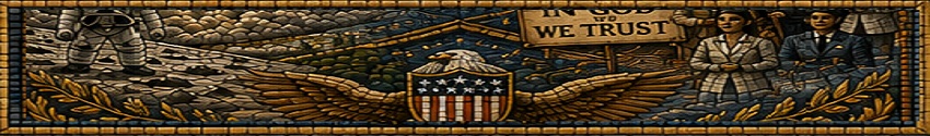American Spirit — mosaic panel band